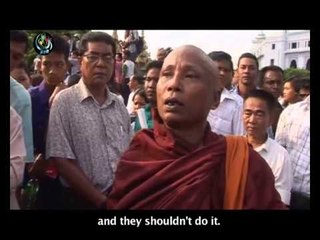 Copper mine protests across Burma