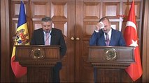 Dışişleri Bakanı Çavuşoğlu, Moldova Disisleri Bakani Andrei Galbur ile Ortak Basın Toplantısı...
