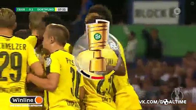 Eintracht Trier 0-3 Dortmund - All Goals & Full Highlights - 21-08-2016