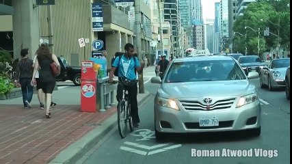 Taxi Driver Rams Bike Courier