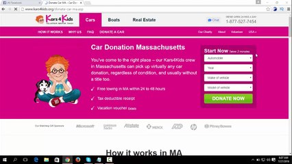 Donate Cars in MA