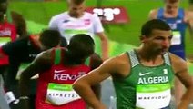 ميدالية فضية لتوفيق مخلوفي في نهائي 800م.1 Toufik Makhloufi medaille d'argenten finale du 800 m