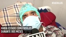 Comer cuchillos: El increíble trastorno de un hombre en India