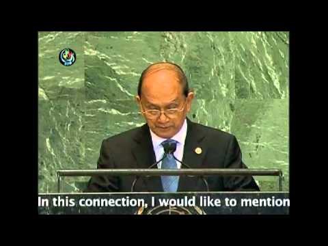 Thein Sein addresses UN General Assembly