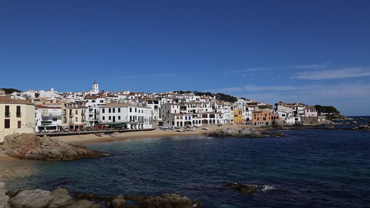 The Coastal Town of Calella de Palafrugell - Costa Brava, Spain