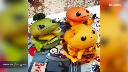 Pokémon Inspired Burgers are too Cute to Eat