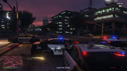 Grand Theft Auto V Shootout wit LAPD