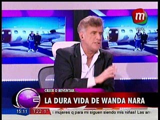 La dura vida de Wanda Nara