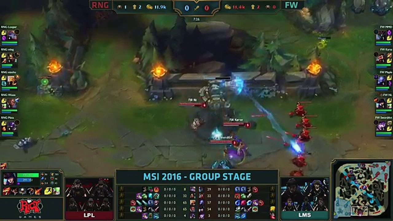 RNG vs FW - MSI 2016 (Mid-Season Invitational) - Royal Never Give Up vs Flash Wolves_5