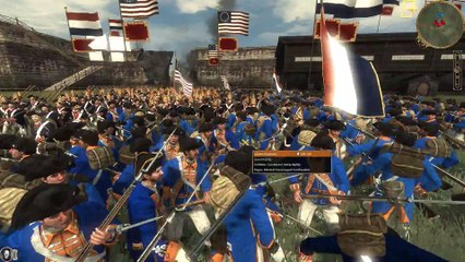 U.S. FORT ASSAULT - Empire Total War Gameplay