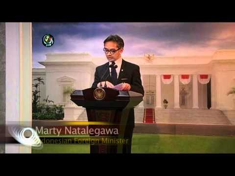 Thein sein visits indonesia