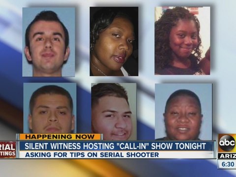 Silent Witness hosts call-in show for serial shooter tips