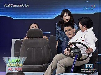 Laff, Camera, Action: Bigwasan na sa loob ng taxi