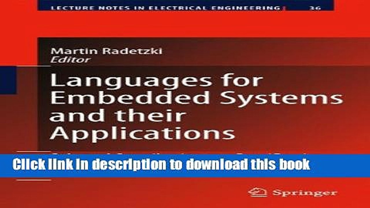 Read Languages for Embedded Systems and their Applications: Selected Contributions on