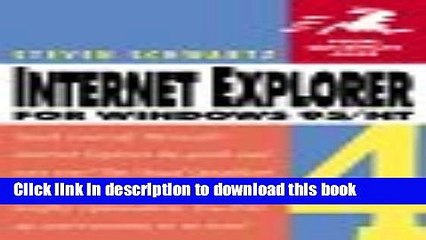Download Internet Explorer 4 for Windows 95 NT (Visual QuickStart Guide) PDF Online