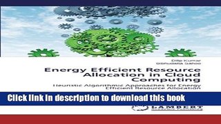 Read Energy Efficient Resource Allocation in Cloud Computing: Heuristic Algorithmic Approaches for