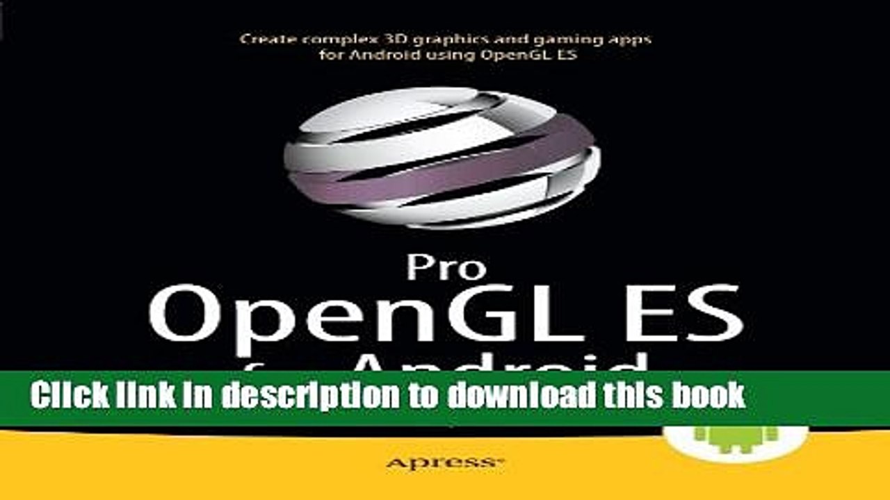 Download Pro OpenGL ES for Android  Ebook Online