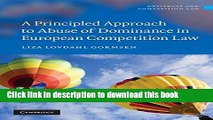 [PDF]  A Principled Approach to Abuse of Dominance in European Competition Law  [Read] Full Ebook