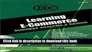 Read Learning E-Commerce Business Analysis   Design  Ebook Free