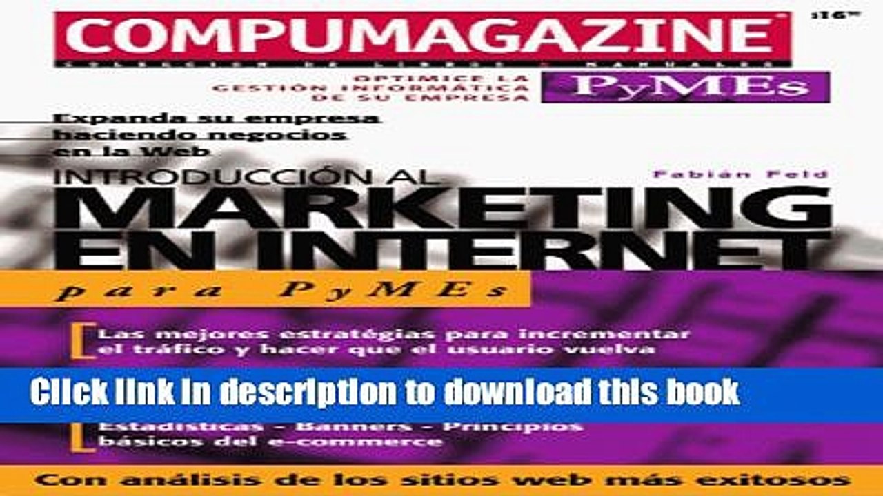 Read Introduccion al Marketing en Internet para PyMEs / SMEs: Espanol, Manual Users, Manuales