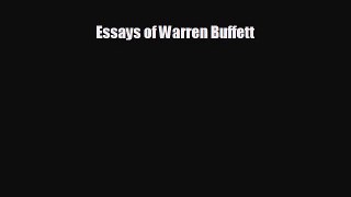 FREE PDF Essays of Warren Buffett#  DOWNLOAD ONLINE