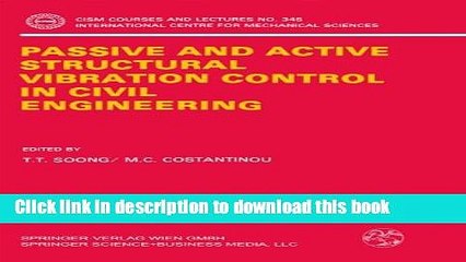 Read Passive and Active Structural Vibration Control in Civil Engineering (CISM International