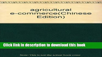 Download agricultural e-commerce  PDF Online