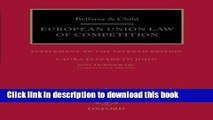 [PDF]  Bellamy and Child: European Union Law of Competition: Supplement to the Seventh Edition