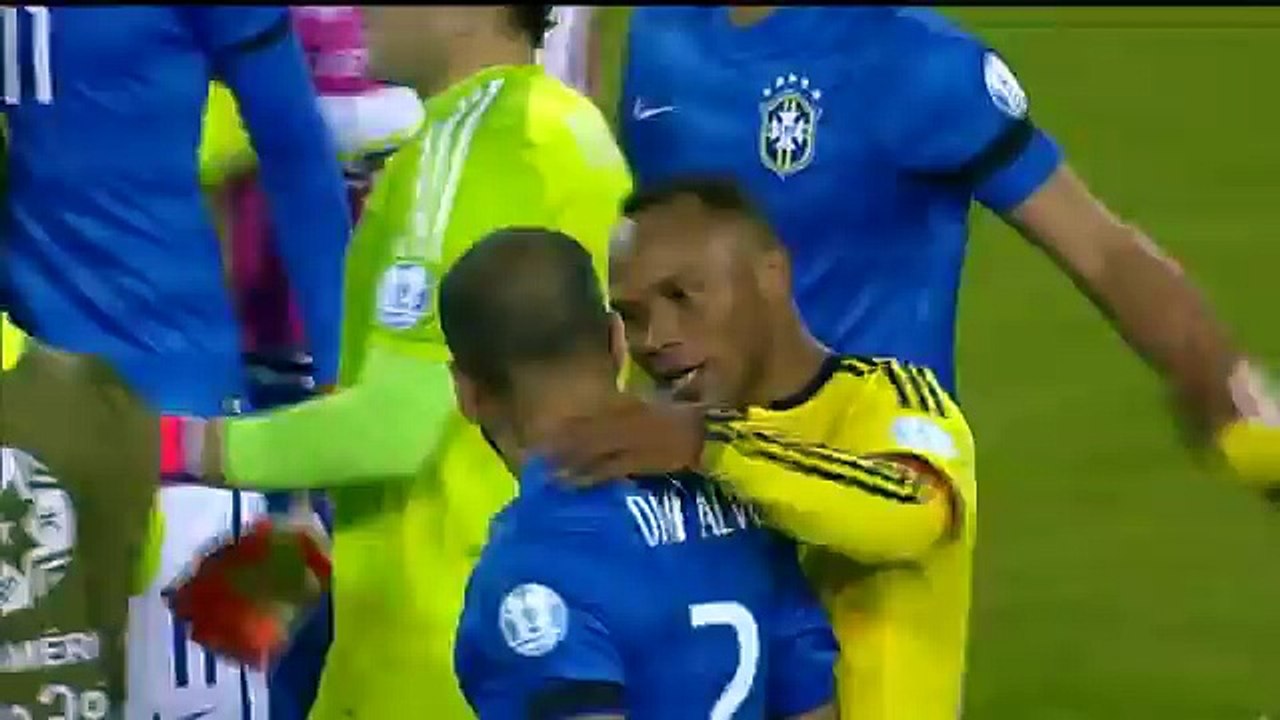 Neymar expulso contra Colômbia - Copa América 17/06/2015