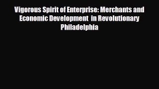 READ book Vigorous Spirit of Enterprise: Merchants and Economic Development  in Revolutionary