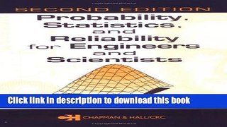 [PDF] Probability, Statistics, and Reliability for Engineers and Scientists, Second Edition