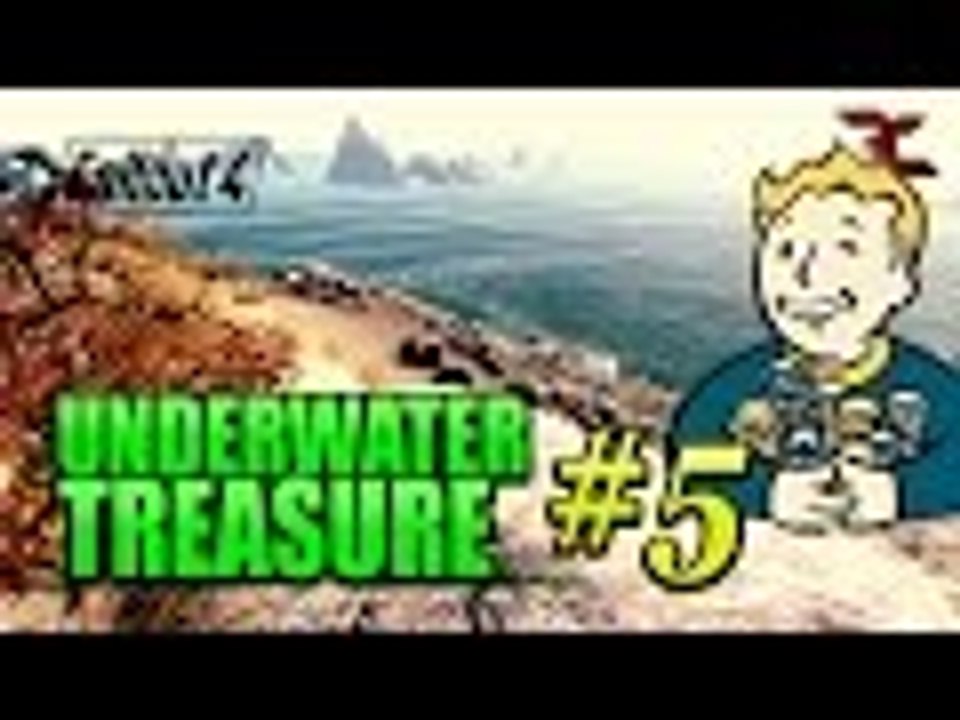 Fallout 4 - Underwater Secrets Exploration (Treasure Easter Egg #5)