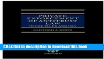 [PDF]  Private Enforcement of Antitrust Law in the EU, UK and USA  [Download] Full Ebook