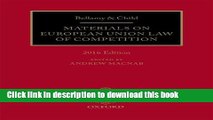 [PDF]  Bellamy   Child: Materials on European Union Law of Competition 2016  [Download] Full Ebook