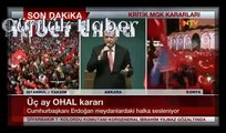 Cumhurbaşkanı Erdoğan, OHAL İlanı İçin Video Konferans Yoluyla Konya ve Urfa'ya Seslendi