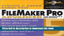 Read FileMaker Pro 5 Advanced for Windows and Macintosh: Visual QuickPro Guide Ebook Free