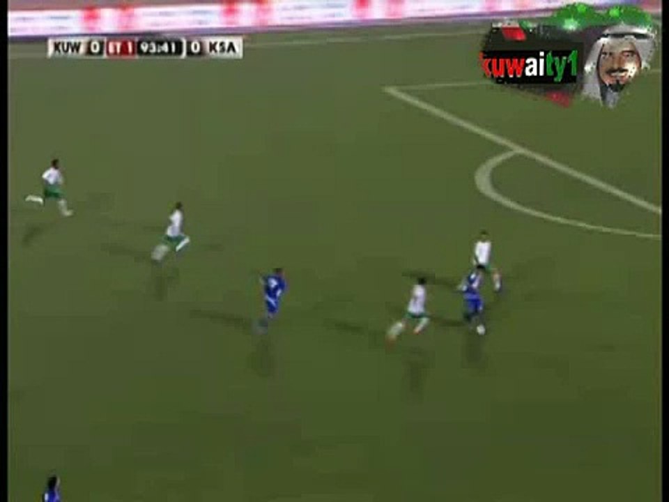هدف الكويت على السعوديه و تتويج الكويت بطل كأس خليجى 20