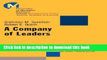 Read Books A Company of Leaders: Five Disciplines for Unleashing the Power in Your Workforce ebook