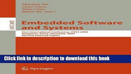 Read Embedded Software and Systems: First International Conference, ICESS 2004, Hangzhou, China,