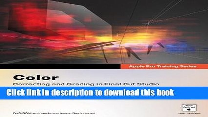 Read Apple Pro Training Series: Color Ebook Free