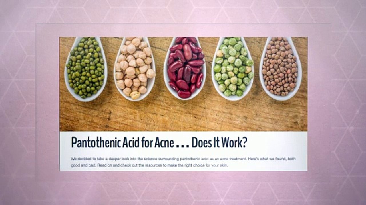 Cure Acne Pantothenic Acid Acne Treatment