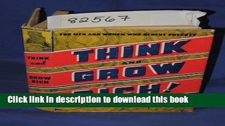 Read Think and Grow Rich 1955  Ebook Free