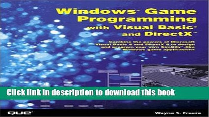 Read Windows Game Programming with Visual Basic and DirectX Ebook Free