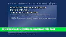 Read Personalized Digital Television: Targeting Programs to Individual Viewers (Human-Computer