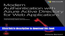 Read Book Modern Authentication with Azure Active Directory for Web Applications ebook textbooks