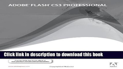 Download Adobe Flash CS3 Professional Classroom in a Book Ebook Free