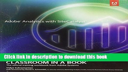 Download Adobe Analytics with SiteCatalyst Classroom in a Book  Ebook Online