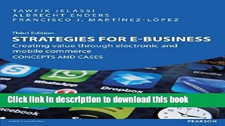Read Strategies for e-Business: Creating Value Through Electronic   Mobile Commerce Concepts