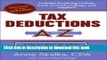 Read Books Tax Deductions A to Z for Health Care Professionals (Tax Deductions A to Z series)