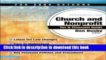 Read Books Zondervan 2005 Church and Nonprofit Tax and Financial Guide: For 2004 Returns